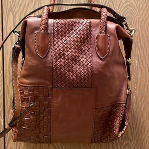 Patricia Nash woven leather crossbody